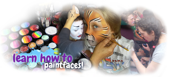 Face painting workshops for 2016