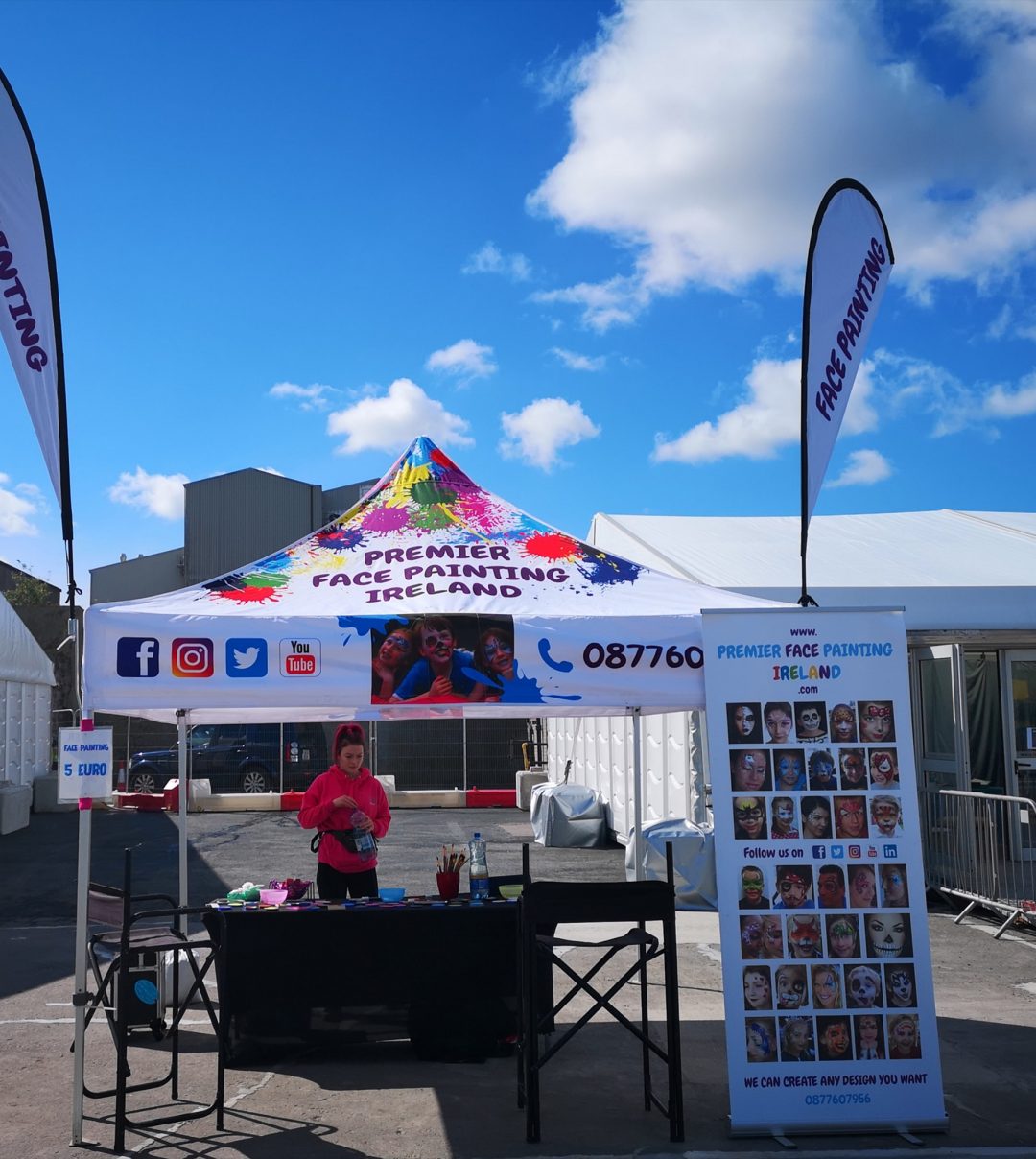 What a busy season!. From Dublin to Cork to Tralee. Face painting and