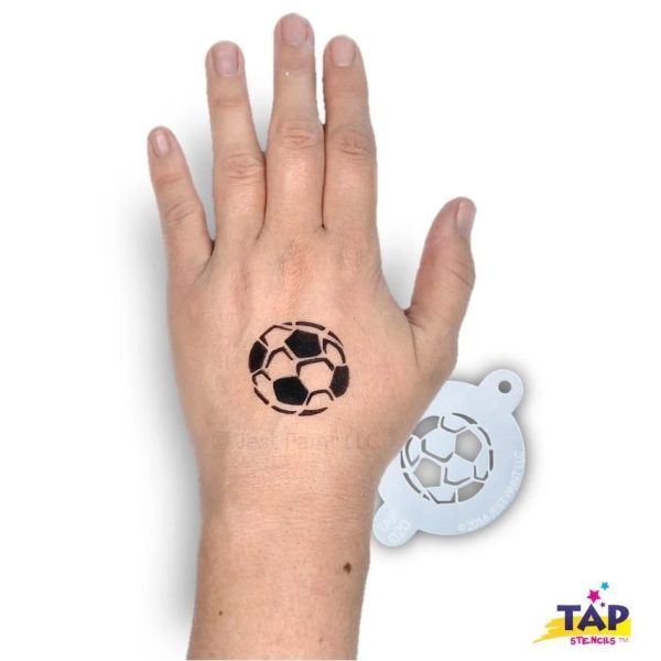 TAP 020 Face Painting Stencil | Soccer Ball