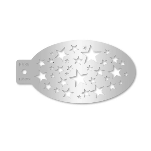 Star Cluster Face Paint Stencil - FS35