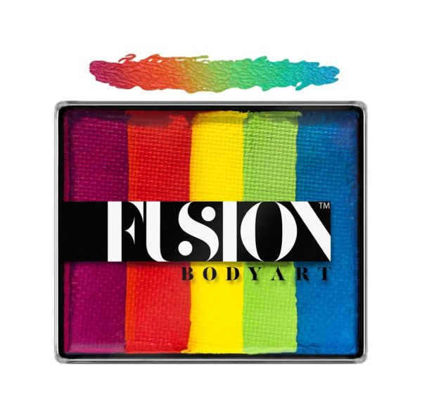 Fusion Body Art Face Painting Rainbow Cakes – Rainbow Joy | 50g