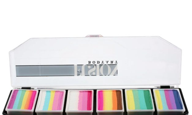 Fusion Face Painting Palette – Lodie Up Cute Pastel Rainbow Palette