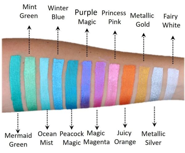 Fusion Body Art Face Paints – Pearl Juicy Orange | 25g