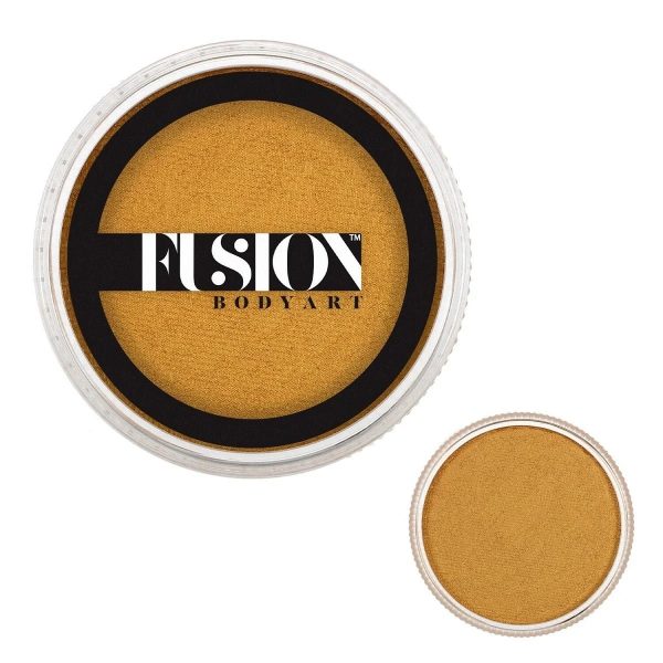 Fusion Body Art Face Paints – Pearl Metallic Gold | 32g