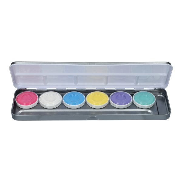 Superstar Aqua Face and Body Paint Palette – 6 Pastel Unicorn