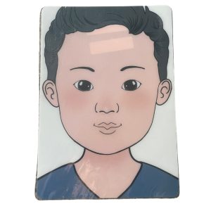 Face Painting Practice Board - Cartoon Boy