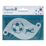 Superstar Face Paint Stencil SOCCER