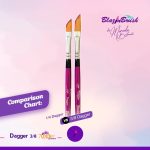 Blazin Face Painting Brush by Marcela Bustamante | Dagger 3/8