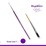 Blazin Face Painting Brush by Marcela Bustamante | Script Liner #1 Limited Edition