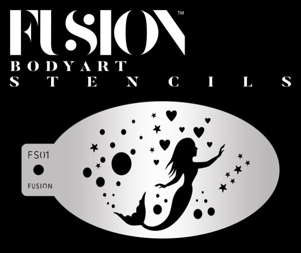 Turn any face into a mesmerizing oceanic wonderland with this beautifully intricate stencil featuring flowing stars. Perfect for parties and themed events, it lets you create stunning, professional-quality mermaid designs with ease. Combining vibrant colors and delicate details, this stencil captures the magic and mystery of the deep sea, bringing your mermaid look to life effortlessly.