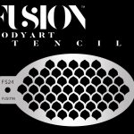 Small Mermaid Fish Scales Face Paint Stencil - FS24