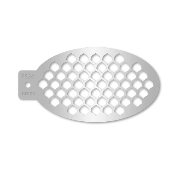 Small Mermaid Fish Scales Face Paint Stencil - FS24