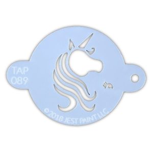 TAP 089 Face Painting Stencil | Pretty Unicorn Centerpiece