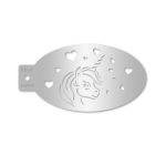 Unicorn In Love Face Paint Stencil - FS04