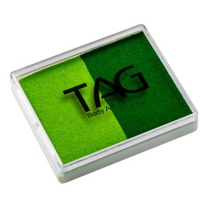 TAG - Light Green & Medium Green Split Cake 50g