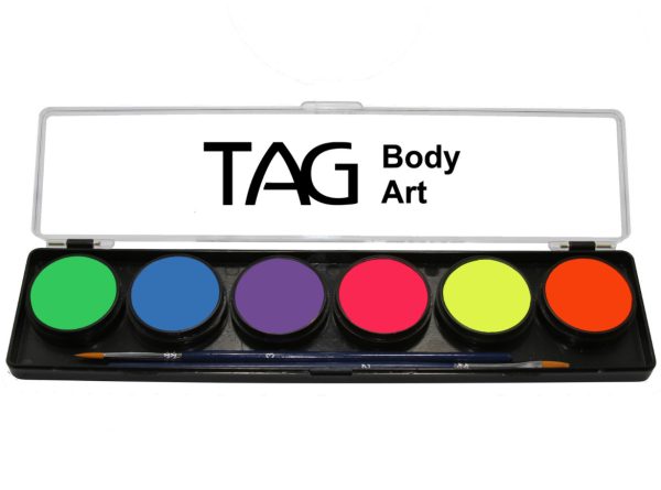 TAG Body Art Neon Palette 6 x 10g