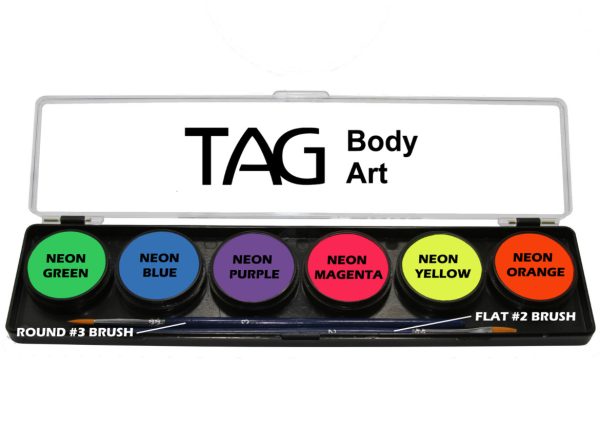TAG Body Art Neon Palette 6 x 10g