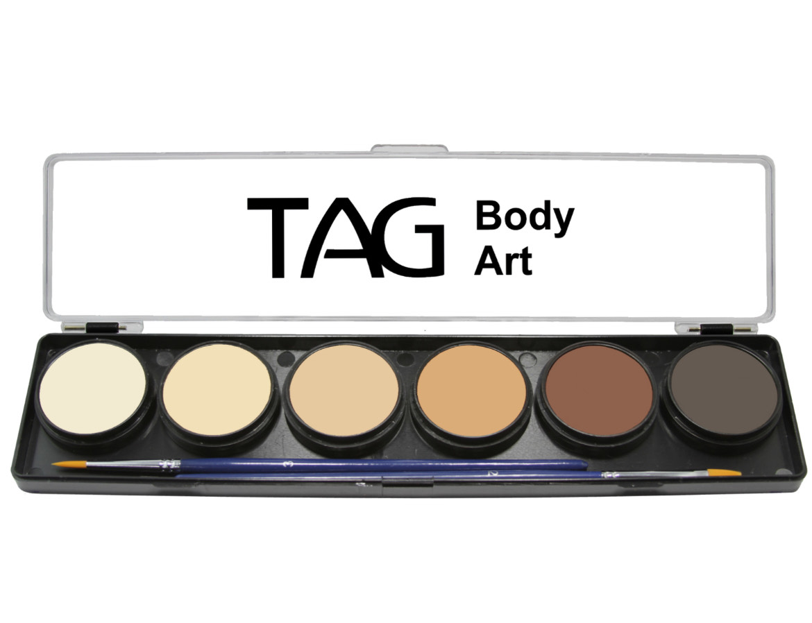 TAG Body Art Skin Colour Palette 6 x 10g