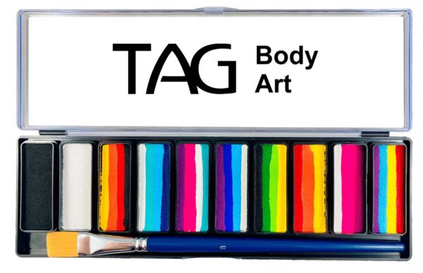 TAG Body Art | One Stroke Palette | 10 x 10g
