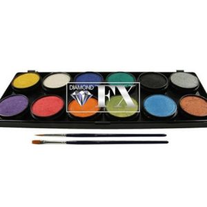 Diamond FX 12 x 10g Colour Metallic Palette