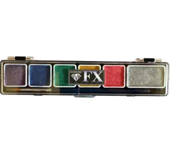 Diamond FX 6 x 10g Colour Metallic Palette