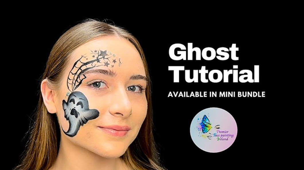 halloween face paint tutorial ghost