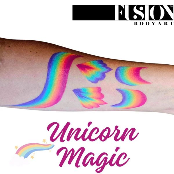 Fusion Body Art Face Painting Split Cakes – Unicorn Magic | 30g