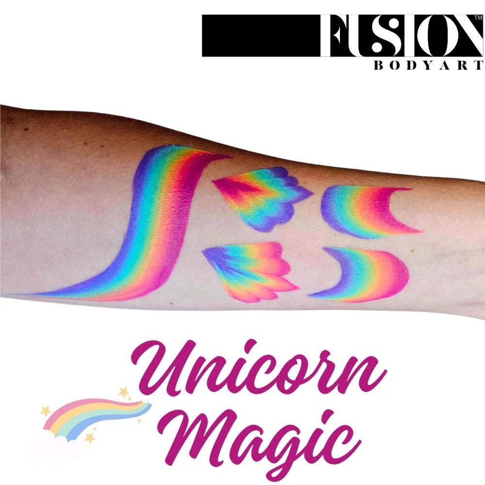 Fusion Body Art Face Painting Split Cakes – Unicorn Magic | 30g