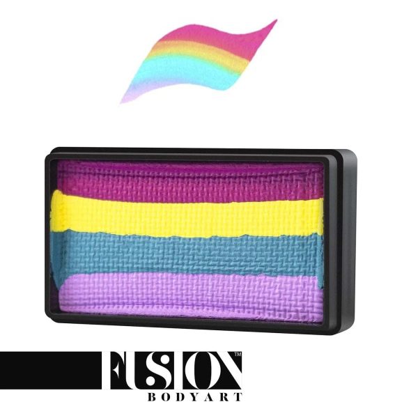 Fusion Body Art Face Painting Split Cakes – Spring Rainbow | 30g