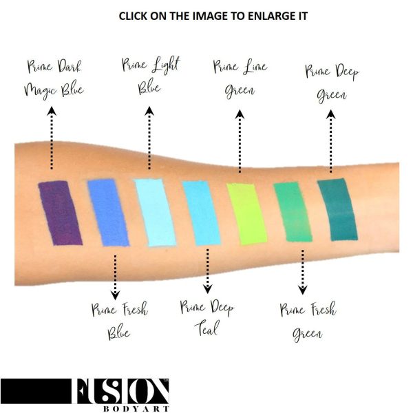 Fusion Body Art Face Paints – Prime Magic Dark Blue | 32g - Image 3