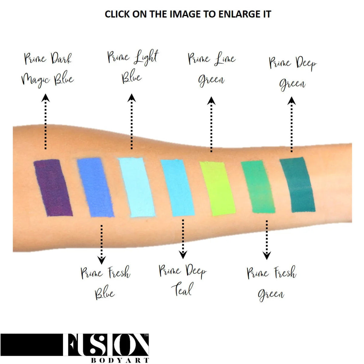 Fusion Body Art Face Paints – Prime Magic Dark Blue | 32g - Image 3