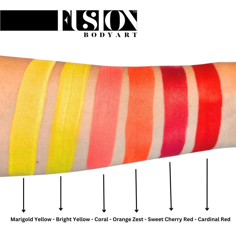 Fusion Body Art Face Paints – Cardinal Red | 32g - Image 3