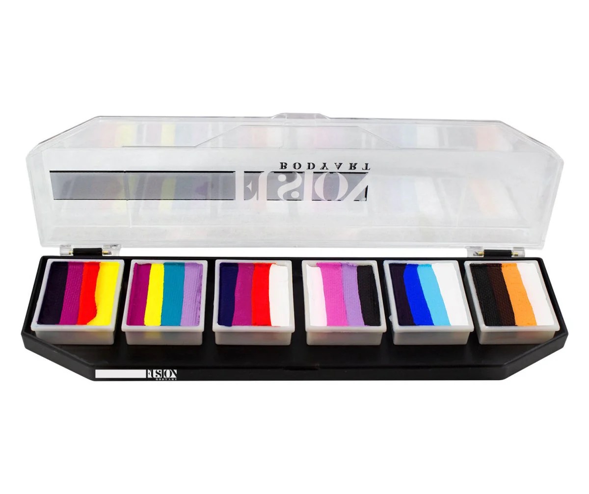 Fusion Face Painting Palette – Rainbow Splash