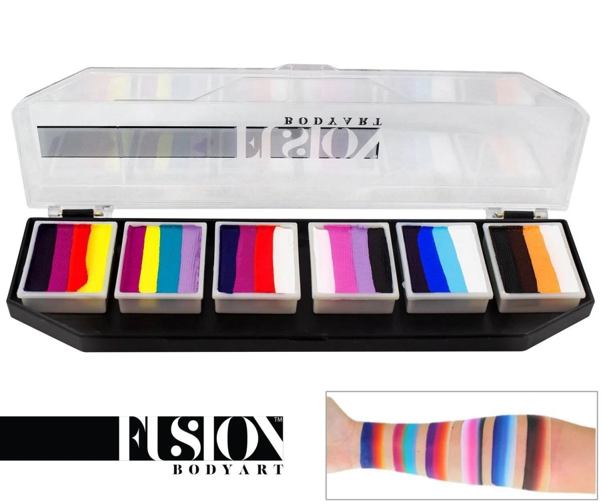 Fusion Face Painting Palette – Rainbow Splash - Image 2