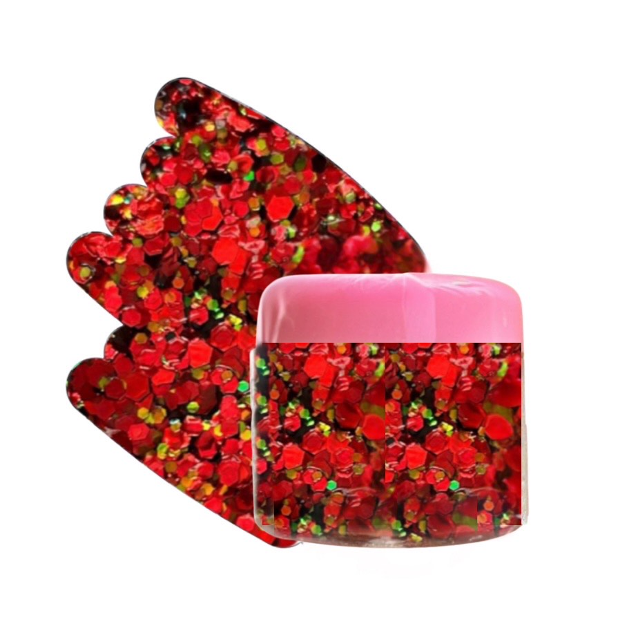 Premier Face Painting Ireland Gel Glitter - Drop Dead Red 20ml