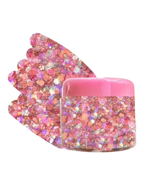 Premier Face Painting Ireland Gel Glitter - Pretty in Pink 20ml