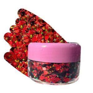 Premier Face Painting Ireland Gel Glitter - Drop Dead Red 20ml