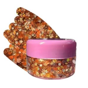Premier Face Painting Ireland Gel Glitter - Tangerine Fire 20ml