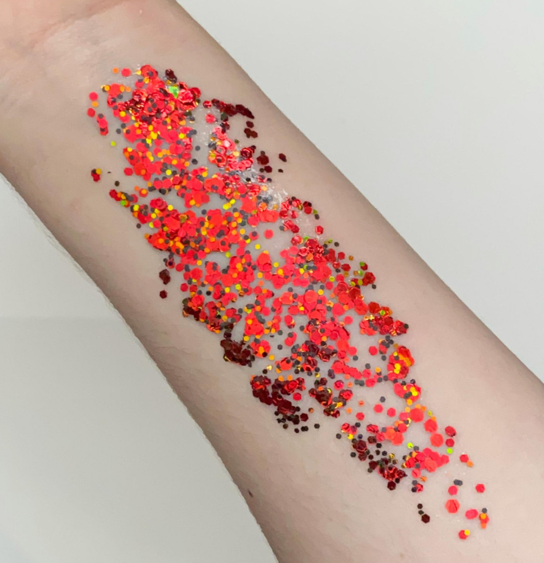 Premier Face Painting Ireland Gel Glitter - Drop Dead Red 20ml