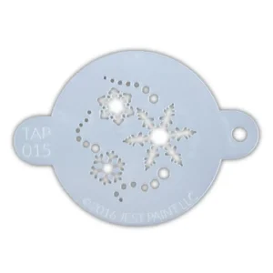TAP 015 Face Painting Stencil | Snowflakes