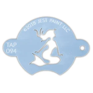 TAP 094 Face Painting Stencil | Sunbathing Mermaid